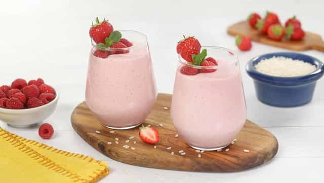 Photo of سموذي توت أحمر مع الأرز