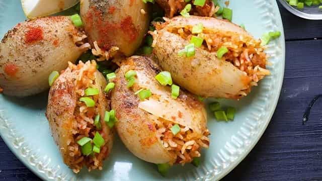 Photo of البصل المحشي باللحم والأرز